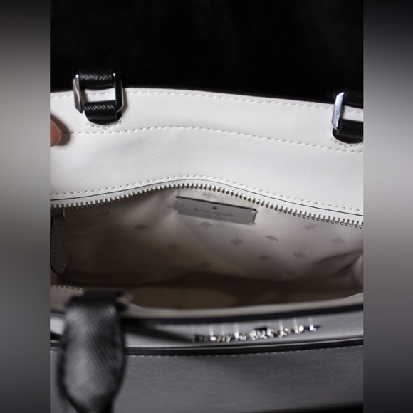 EUC Kate Spade Gray and Black Satchel Bag - Picture 12 of 15